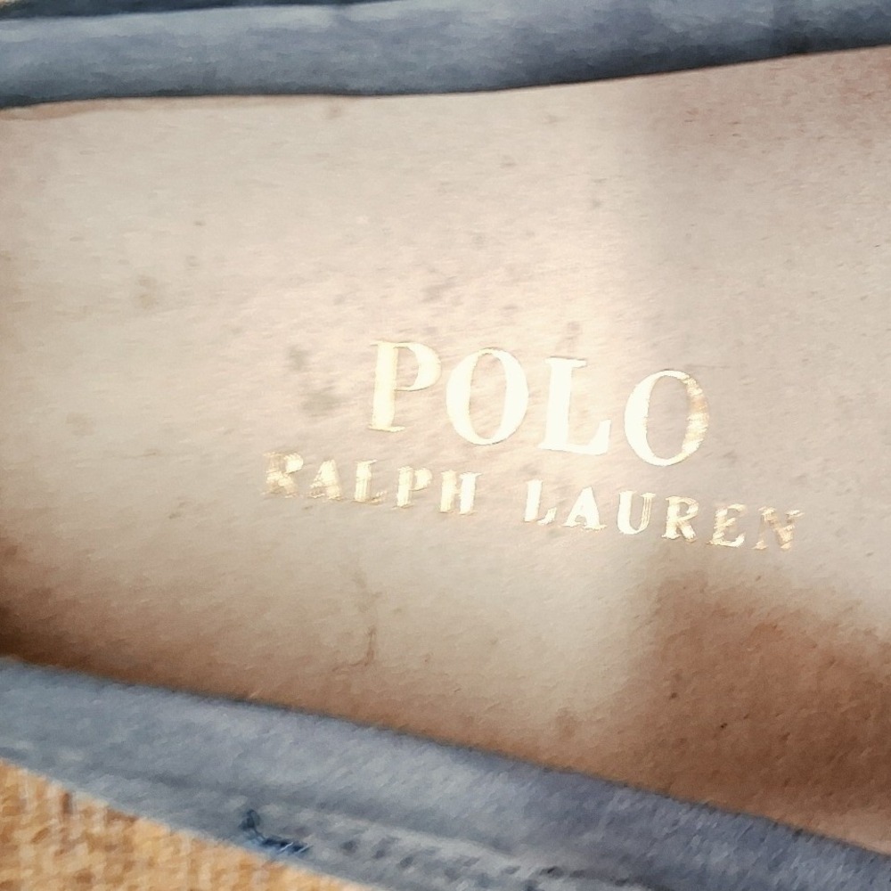 Polo Ralph Lauren Wes-SO-DRV Navy Blue Leather Driving Loafers Mens 9.5D - Picture 11 of 12